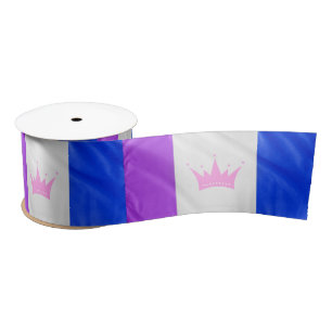 SlipperyJoe's dragcultuur trotsvlag paarse geest Lint