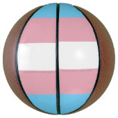 SlipperyJoe's driesporenpride vlag diversiteitspro Basketbal (Verticaal)