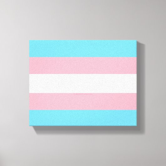 SlipperyJoe's driesporenpride vlag diversiteitspro Canvas Afdruk (Voorkant)