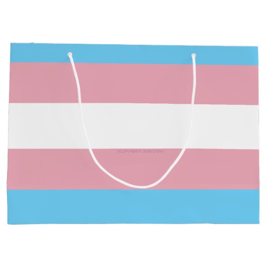 SlipperyJoe's driesporenpride vlag diversiteitspro Groot Cadeauzakje (Achterkant)