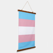 SlipperyJoe's driesporenpride vlag diversiteitspro Hangend Wandkleed (Gebogen)