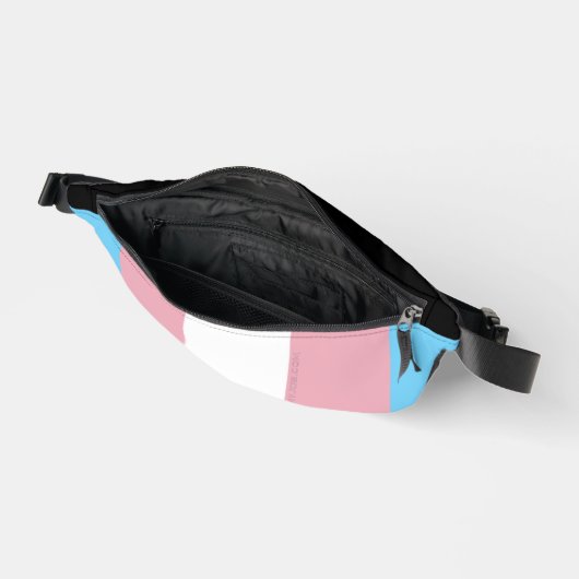 SlipperyJoe's driesporenpride vlag diversiteitspro Heuptasje (Open)