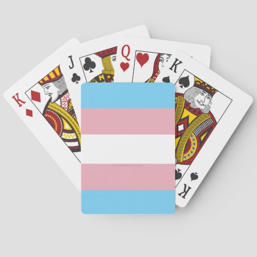 SlipperyJoe's driesporenpride vlag diversiteitspro Pokerkaarten (Achterkant)