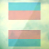 SlipperyJoe's driesporenpride vlag diversiteitspro Raamsticker (Vel 3)