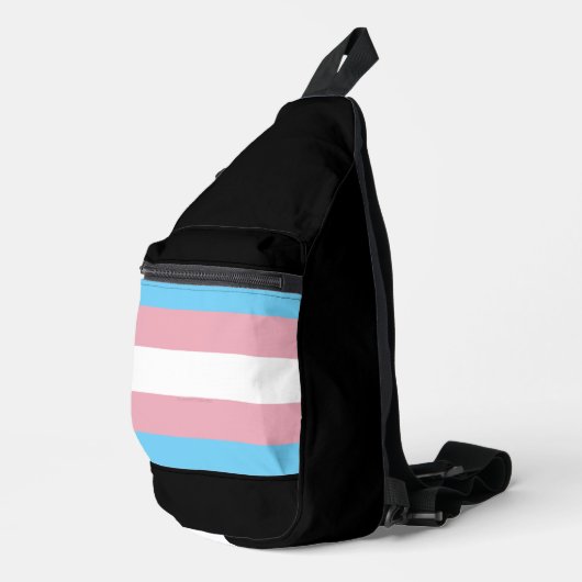 SlipperyJoe's driesporenpride vlag diversiteitspro Sling Bag (Rechterhoek)