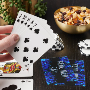 SlipperyJoe's echte mannen huilen tranen emoties d Pokerkaarten