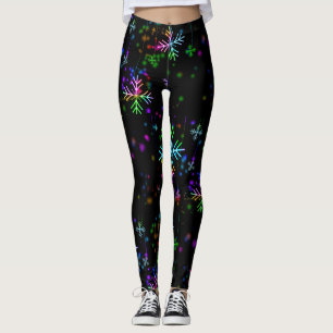 SlipperyJoe's feestelijke levendige kerstsfeer Leggings