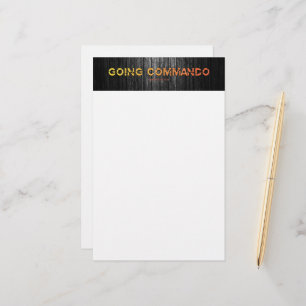 SlipperyJoe's gaat commando dive-bar energie grit Briefpapier
