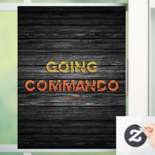 SlipperyJoe's gaat commando dive-bar energie grit Raamsticker
