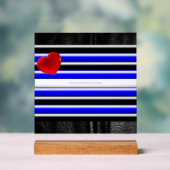 SlipperyJoe's Gay Leather Pride drapeau royal noir (Neutre)