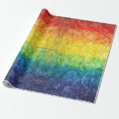 SlipperyJoe's gay pride vlag regenboog kleuren str Cadeaupapier (Uitgerold)