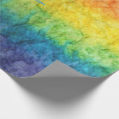 SlipperyJoe's gay pride vlag regenboog kleuren str Cadeaupapier (Hoek)