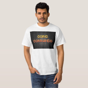 SlipperyJoe's gebogen oranje bl T-shirt