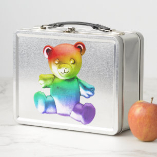 SlipperyJoe's geborsteld metalen teddybeer gladde