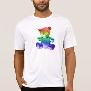 SlipperyJoe's geborsteld metalen teddybeer gladde T-shirt