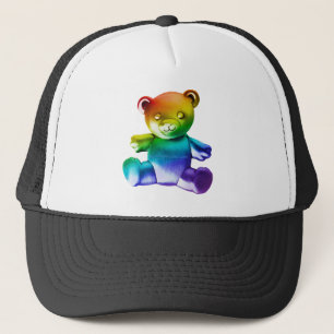 SlipperyJoe's geborsteld metalen teddybeer gladde Trucker Pet