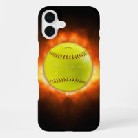 SlipperyJoe's gele softbal vuurbal vlammen rasp