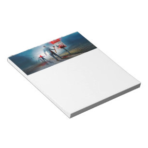 SlipperyJoe's gelukkige Halloween gloeiende ogen z Notitieblok