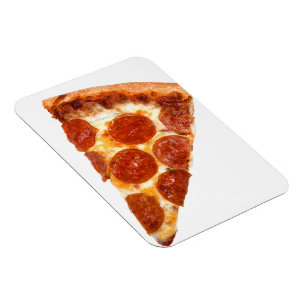 SlipperyJoe's gesneden pizza pepperoni kaas delici Magneet