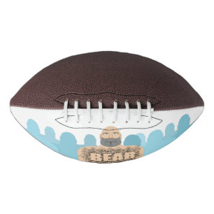 SlipperyJoe's gespierde kale beer man gestileerde American Football