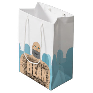 SlipperyJoe's gespierde kale beer man gestileerde Medium Cadeauzakje