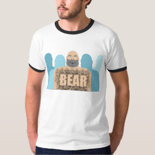 SlipperyJoe's gespierde kale beer man gestileerde  T-shirt