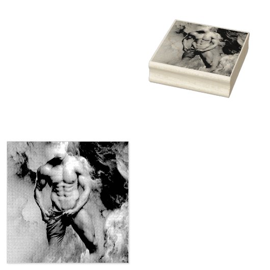 SlipperyJoe's gespierde man lichaamsbouw stomende Rubberstempel (Gestempeld)