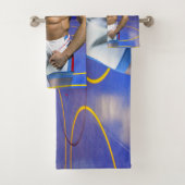 SlipperyJoe's gespierde man uitstulping six-pack s Bad Handdoek (Insitu)