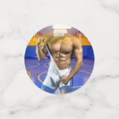 SlipperyJoe's gespierde man uitstulping six-pack s Confetti (Kleine voorkant)