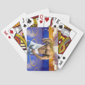 SlipperyJoe's gespierde man uitstulping six-pack s Pokerkaarten (Achterkant)