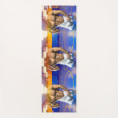 SlipperyJoe's gespierde man uitstulping six-pack s Yogamat (Voorkant)