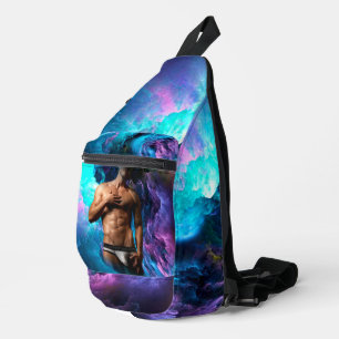 SlipperyJoe's gespierde mannenondergoed bult kosmi Sling Bag