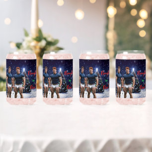 SlipperyJoe's gloeiende kerstbomen twee gespierde Blikvorm Glas