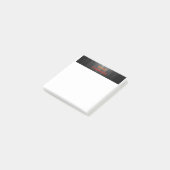 SlipperyJoe's Going Commando vet rood sinaasappel Post-it® Notes (Schuin)