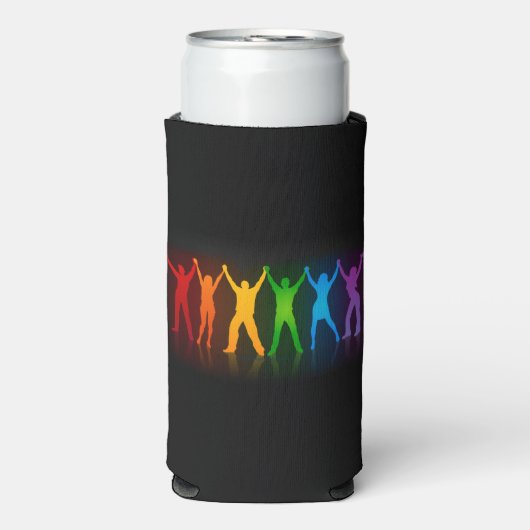 SlipperyJoe's groep mensen die handen vasthouden d (Seltzer Voorkant)