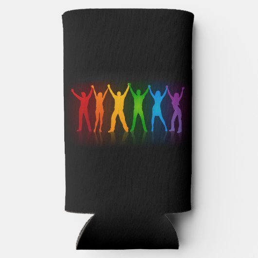 SlipperyJoe's groep mensen die handen vasthouden d (Achterkant)