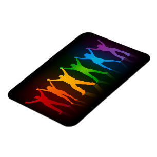 SlipperyJoe's groep mensen die handen vasthouden d Magneet