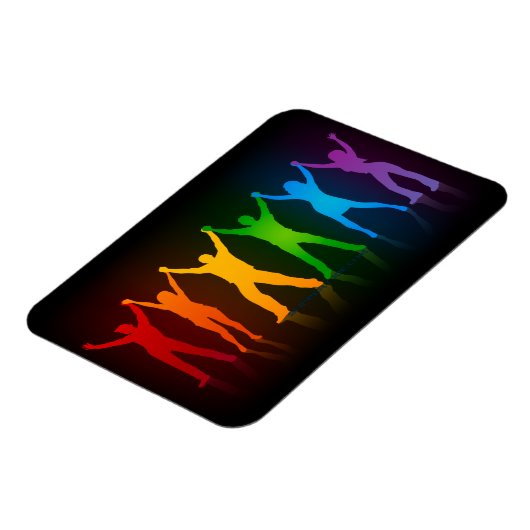 SlipperyJoe's groep mensen die handen vasthouden d Magneet (Linkerzijde)