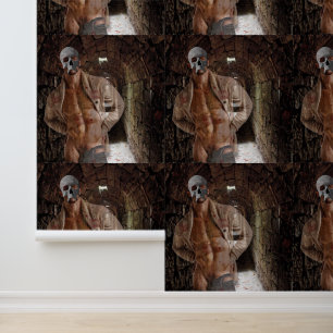 SlipperyJoe's Halloween doorzichtige spookachtige Behang