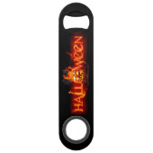 SlipperyJoe's Halloween enorm lettertype in vuur Speed Flessenopener (Voorkant)