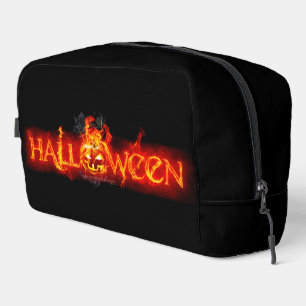 SlipperyJoe's Halloween enorm lettertype in vuur Toilettasje