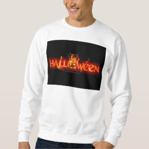 SlipperyJoe's Halloween enorm lettertype in vuur Trui
