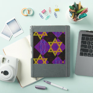 SlipperyJoe's Hanukkah-thema afbeelding goudgeel  Sticker