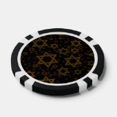 SlipperyJoe's Hanukkah-themed Star David artistic Poker Chips (Enkel)