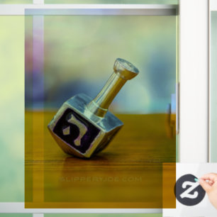 SlipperyJoe's Hanukkah traditionele speelgoedgesch Raamsticker