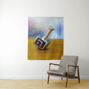 SlipperyJoe's Hanukkah traditionele speelgoedgesch Wandkleed