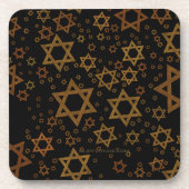 SlipperyJoe's Happy Chanoeka meerdere sterren van  Bier Onderzetter (Voorkant)