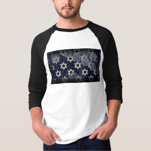 SlipperyJoe's Happy Chanoeka meerdere sterren van T-shirt
