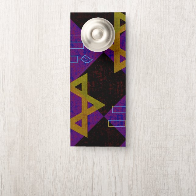 SlipperyJoe's Happy Chanoeka-ster van David Menora (Op knop)