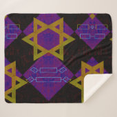 SlipperyJoe's Happy Chanoeka-ster van David Menora Sherpa Deken (Voorkant (horizontaal))